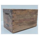 Vintage WINCHESTER Advertising Crate w/Old Ammo Boxes