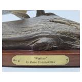 Outstanding Hand Carved Wood Walleye Fish Decoy by Renowned Wood Carver Dave Constantine