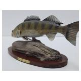 Outstanding Hand Carved Wood Walleye Fish Decoy by Renowned Wood Carver Dave Constantine
