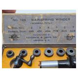 Antique Kendrick & Davis Watch Spring Winding Tool Set w/Box