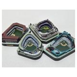 Set of 4 Mini Classic Baseball Stadiums
