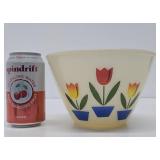 Greta Looking Vintage FIRE KING Flower Bowl