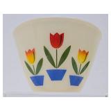 Greta Looking Vintage FIRE KING Flower Bowl