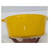 2 Vintage PYREX Sunflower Baking Dishes w/Lids