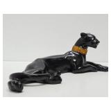 Large 18" Vintage Mid Century Ceramic Jaguar Sculpture