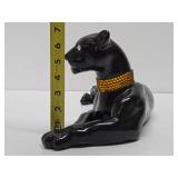 Large 18" Vintage Mid Century Ceramic Jaguar Sculpture