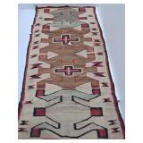 Old Vintage Navajo Runner Rug