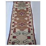 Old Vintage Navajo Runner Rug