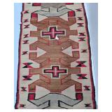 Old Vintage Navajo Runner Rug