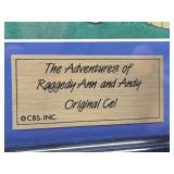 Vintage RAGGEDY ANN Animation Cel w/COA