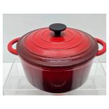 2 Cast Iron Enamel Dutch Ovens - Made in France