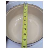 2 Cast Iron Enamel Dutch Ovens - Made in France