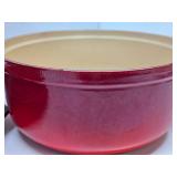 2 Cast Iron Enamel Dutch Ovens - Made in France