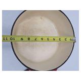 2 Cast Iron Enamel Dutch Ovens - Made in France