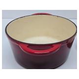 2 Cast Iron Enamel Dutch Ovens - Made in France