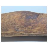 Excellent Vintage Burled Wood Long Centerpiece Bowl