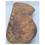 Excellent Vintage Burled Wood Long Centerpiece Bowl