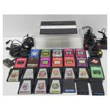 Atari 2600 Video Game System w/Games, 4 Joysticks & Cords