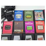 Atari 2600 Video Game System w/Games, 4 Joysticks & Cords