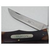 2 Old Vintage SCHRADE Larger Size Folding Knives w/Leather Cases