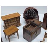 Very Nice Lot of Wooden etc Doll Furniture