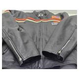 Great Condition Interstate Leather Motorcycle Jacket w/Eagle - Size Large