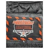 Great Condition Interstate Leather Motorcycle Jacket w/Eagle - Size Large