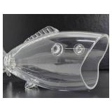 Large Vintage BLENKO Glass Fish Vase