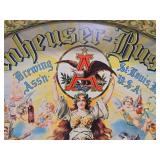 Pair of NOS Larger Vintage Metal Advertising