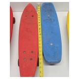 Great Lot of 6 Vintage Skateboards