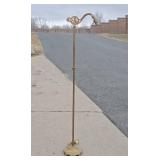 Antique Art Nouveau Floor/Bridge Lamp w/Seahorse Design