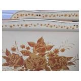 Nice Set of 4 Mid Century Metal Toleware TV Trays w/Stands