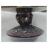 Nice Group of 5 Vintage Dugan Carnival Glass Pedestal Bowls