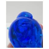 Vintage FM KONSTGLAS Blue Birds & Squirrel - Sweden