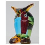 Awesome Vintage Murano Art Glass Owl