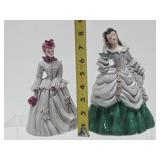 2 Very Nice Mid Century Florence Ceramics Lady Figurines