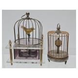 Collection of Vintage "Singing" Musical Bird Cages