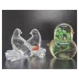 Vintage Crystal & Glass Birds - Including Baccarat