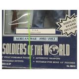 Lot of 4 12" Soldiers of the World Action Figures in Boxes