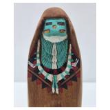 Hand Carved Vintage Native American "Watchman" Figure