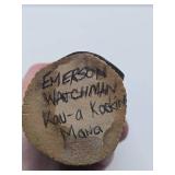 Hand Carved Vintage Native American "Watchman" Figure