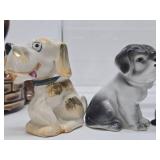 Collection of Vintage Ceramic Dog Figurines