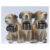 Collection of Vintage Ceramic Dog Figurines