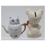 Great Group of Mid Century Animal Figurines Planters etc