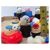 Large Lot of Fisher Price Chunky Toddle Tots & Little People