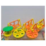 HUGE Lot of Vintage Fisher Price Little People Accessories Buildings Cars Playground etc