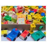 HUGE Lot of Vintage Fisher Price Little People Accessories Buildings Cars Playground etc