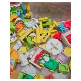 HUGE Lot of Vintage Fisher Price Little People Accessories Buildings Cars Playground etc