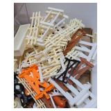 HUGE Lot of Vintage Fisher Price Little People Accessories - Farm Animals Fences Tractors etc