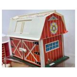 HUGE Lot of Vintage Fisher Price Little People Accessories - Farm Animals Fences Tractors etc